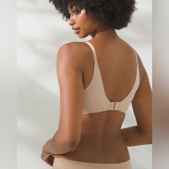 Soma VANISHING BACK Full Coverage Bra Beige Size 36D - Picture 3 of 10